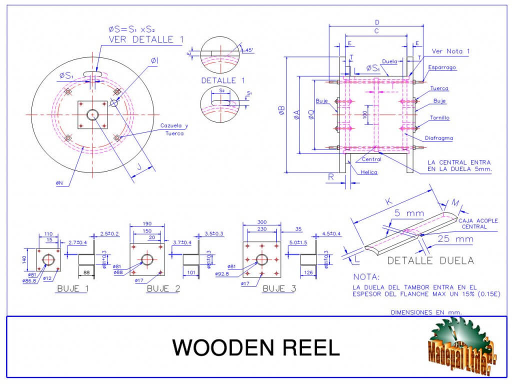 Wood Reel